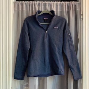 Patagonia navy quarter zip